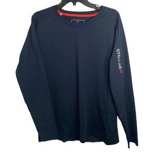Stellar Equipment men’s XL Stellar Tech LS blue lightweight base layer